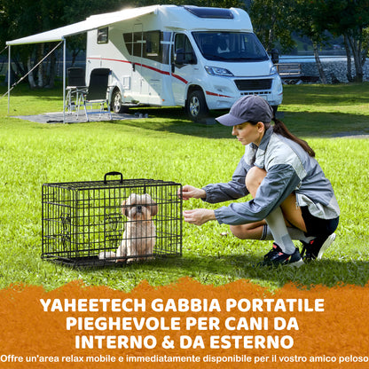Gabbia per cani, pieghevole per animali e casa – vista dettagliata 4