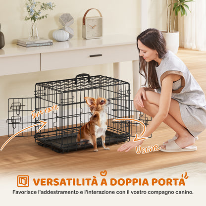 Gabbia per cani, pieghevole per animali e casa – vista dettagliata 12