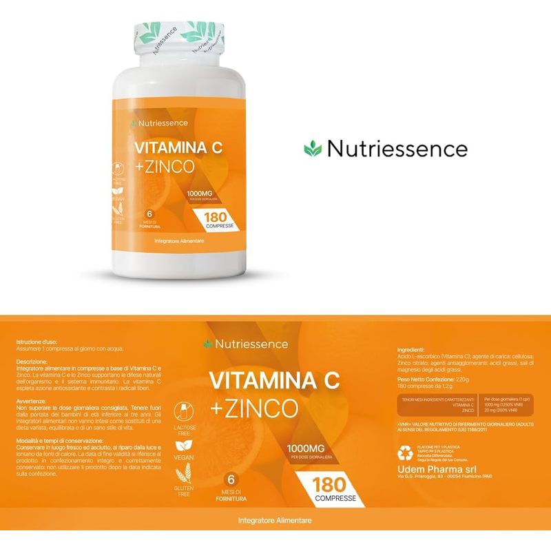 Integratore di vitamina C per casa e uso quotidiano – vista dettagliata 2