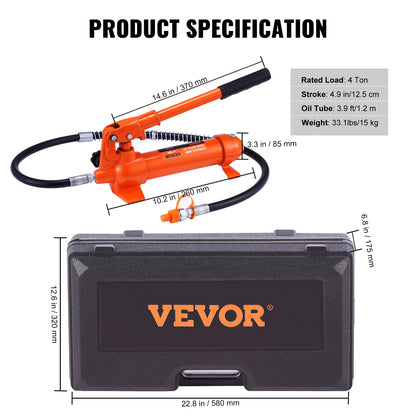 Kit di potenza portatile VEVOR, arancia per veicolo e viaggio – vista dettagliata 7