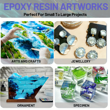 Kit di resina epossidica, 500Ml per Tavoli da Fiume e Colata Artistica – vista dettagliata 8