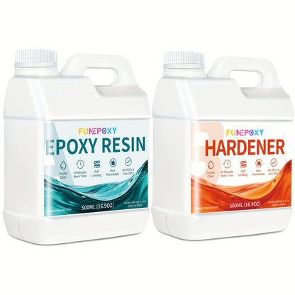 Kit di resina epossidica, 500Ml per Tavoli da Fiume e Colata Artistica – vista dettagliata 10