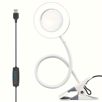 Lente d’ingrandimento LED, illuminazione LED per ufficio e smart working – vista dettagliata 5