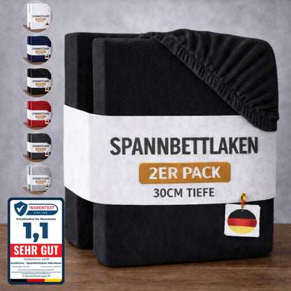 lenzuola elastiche in microfibra, Grigio chiaro per uso quotidiano – vista dettagliata 23
