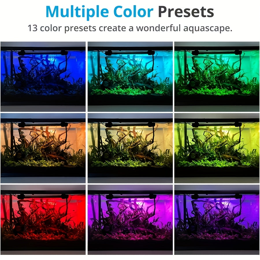 Luce LED per acquario, illuminazione LED per Acquari e Acquario con Telecomando – vista dettagliata 5