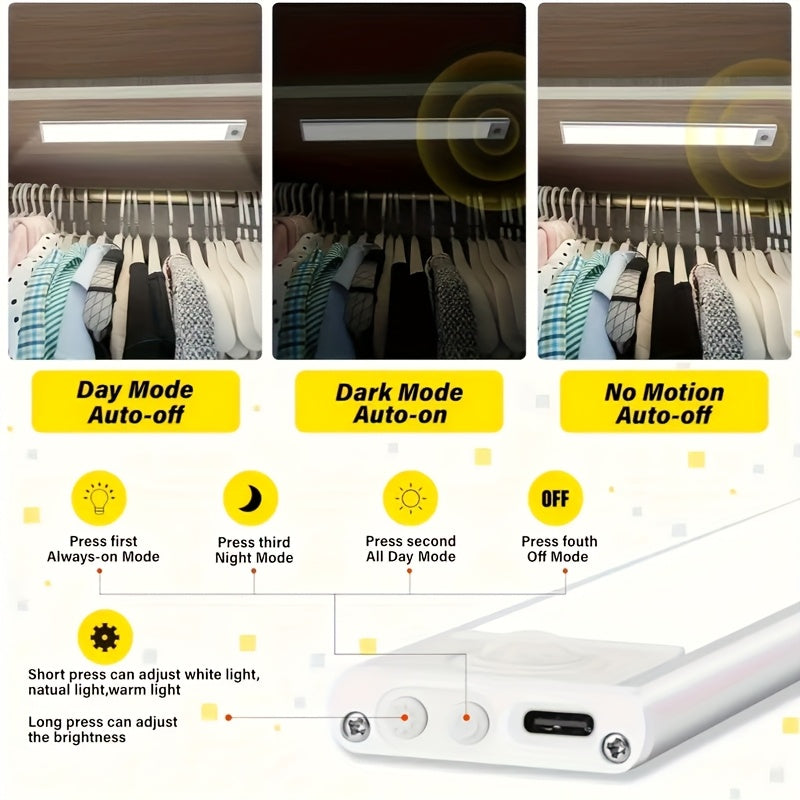 Luce LED sottopensile, ricaricabile per cucina e zona pranzo – vista dettagliata 3