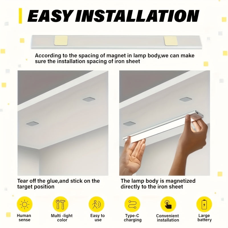 Luce LED sottopensile, ricaricabile per cucina e zona pranzo – vista dettagliata 5
