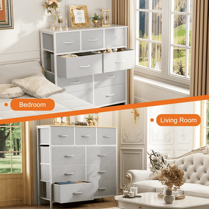 Mobiletto, Marrone-nero vintage per camera da letto e letto – vista dettagliata 8