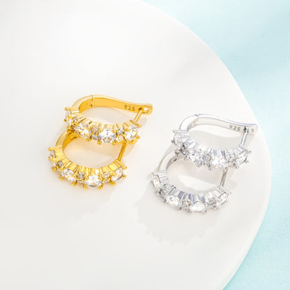 Orecchini, 1.2G per donna e zirconia intarsiate – vista dettagliata 8
