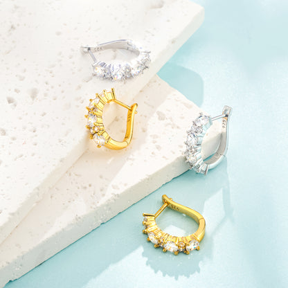 Orecchini, 1.2G per donna e zirconia intarsiate – vista dettagliata 9