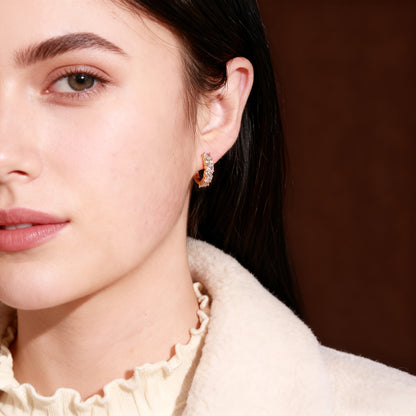 Orecchini, 1.2G per donna e zirconia intarsiate – vista dettagliata 27