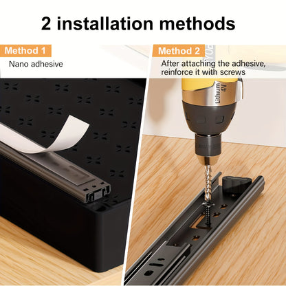 Organizer estraibile per pensili, 52cm per cucina – vista dettagliata 4