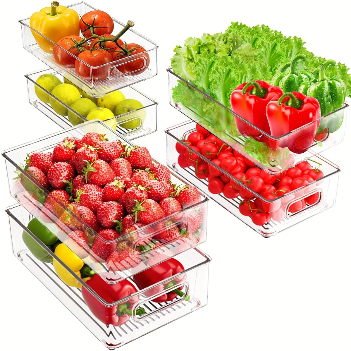 organizer per frigorifero, Set Da 6 Pezzi per cucina e zona pranzo – vista principale
