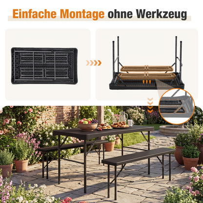 Panche, plastica per giardino e terrazza – vista dettagliata 3