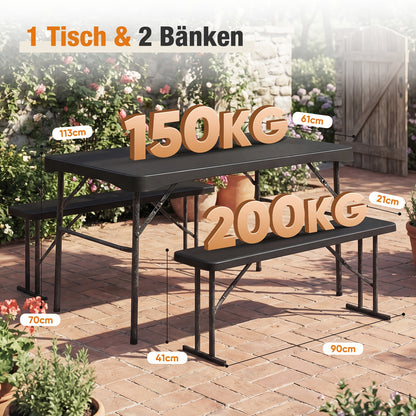 Panche, plastica per giardino e terrazza – vista dettagliata 7