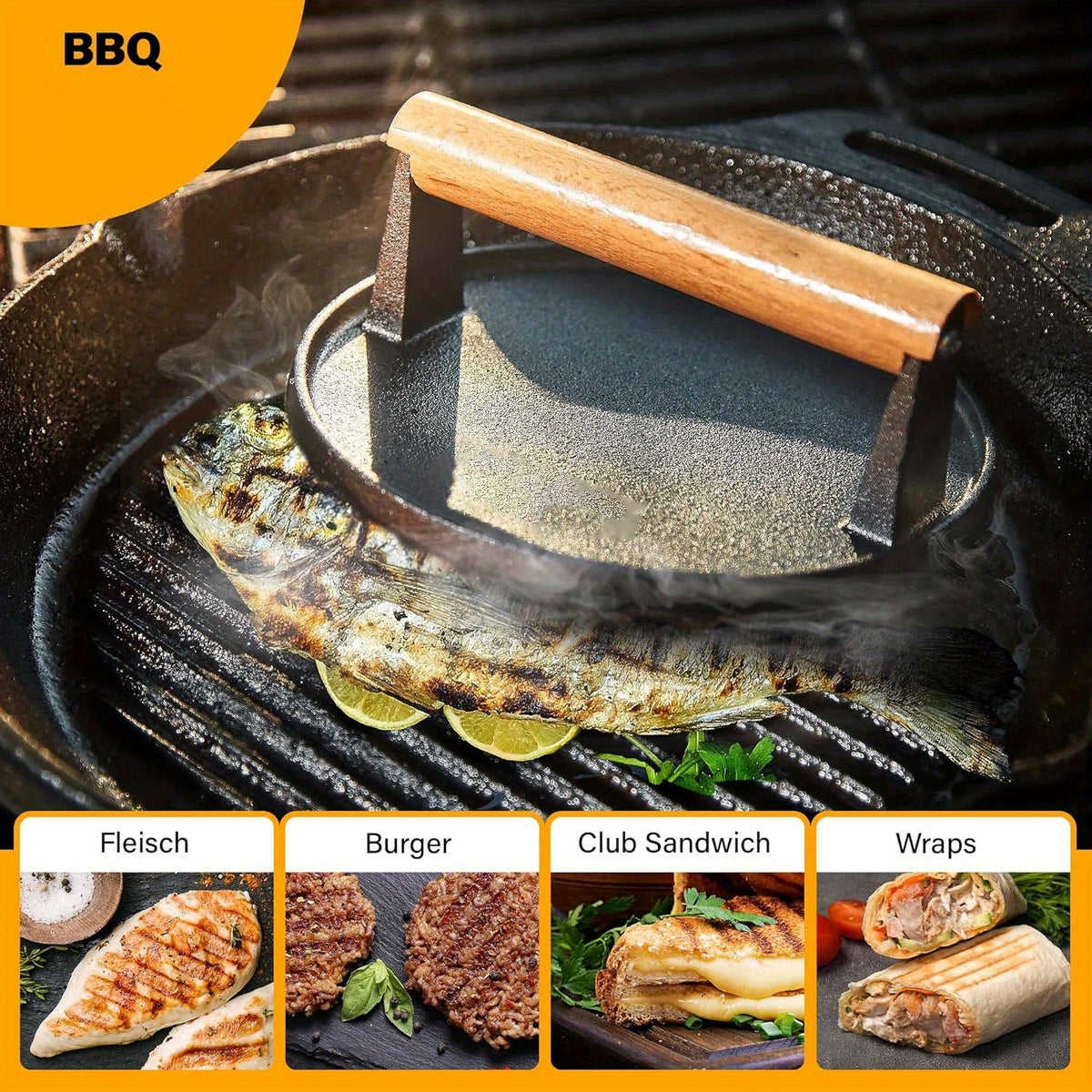 pentole in ghisa per cucina e zona pranzo – vista dettagliata 8