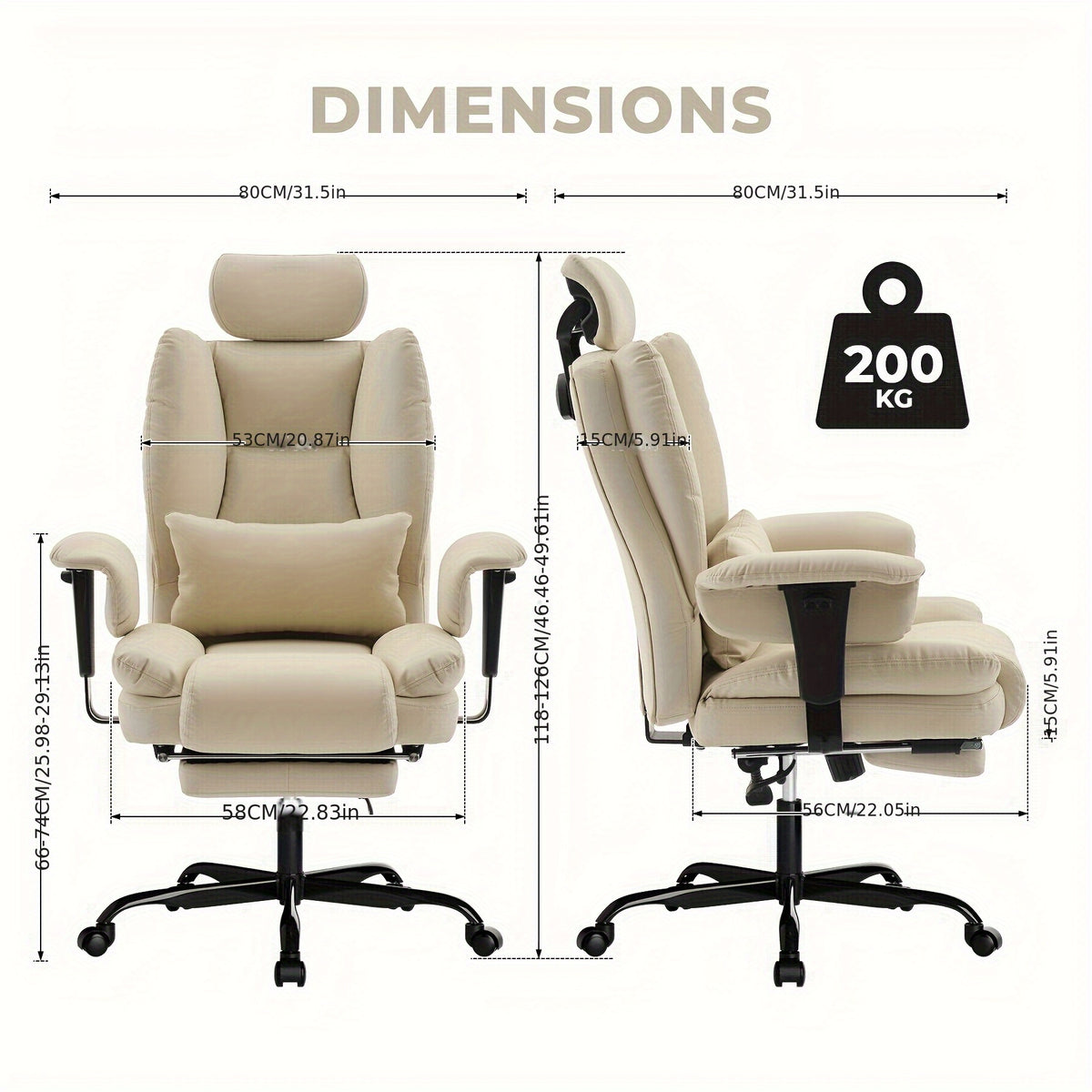 Poltrona, Beige per casa – vista dettagliata 3