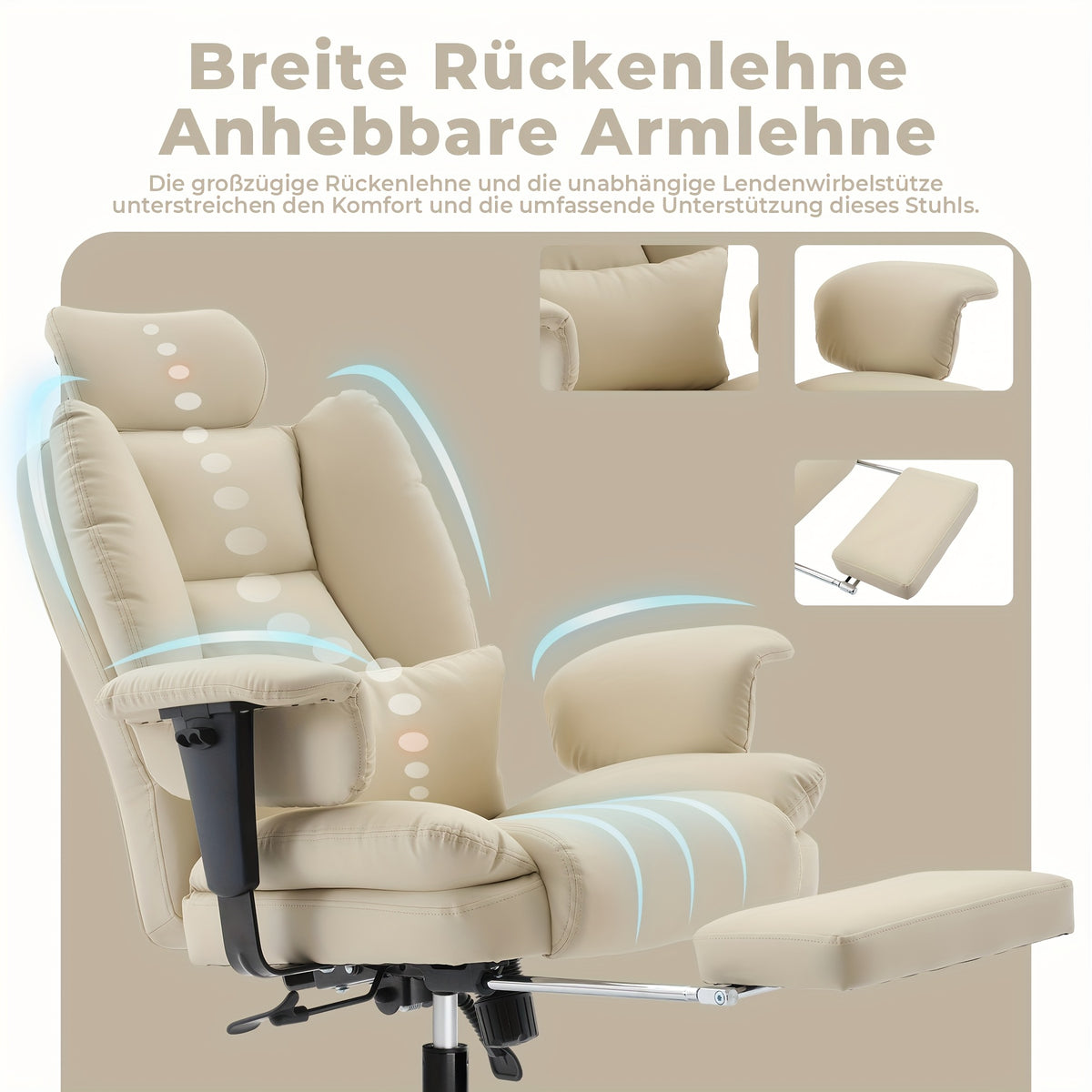 Poltrona, Beige per casa – vista dettagliata 5