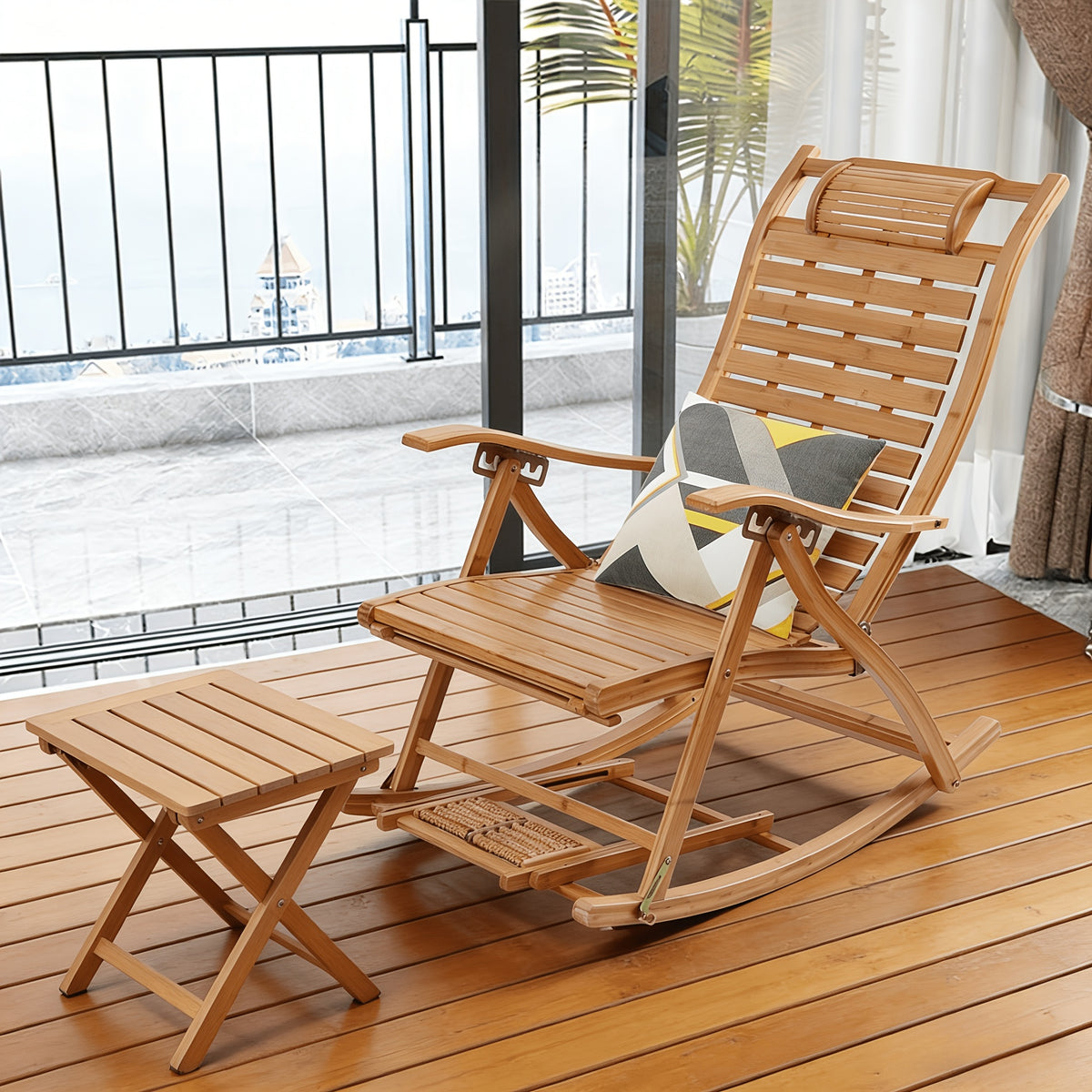 Poltrona reclinabile, regolabile per relax e riposo – vista dettagliata 8