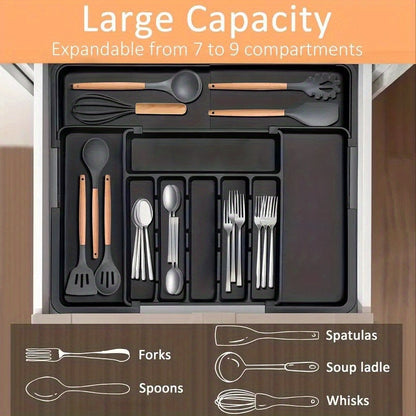 Portaposate da cassetto, Nero 2 pezzi per cucina – vista dettagliata 2