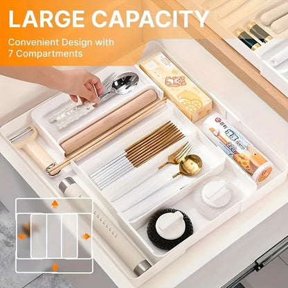 Portaposate da cassetto, regolabile per zona pranzo e cucina – vista dettagliata 7