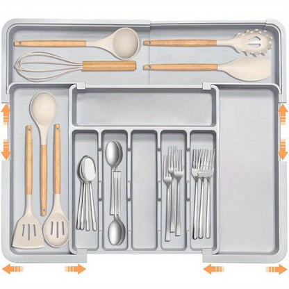 Portaposate da cassetto, regolabile per zona pranzo e cucina – vista dettagliata 18