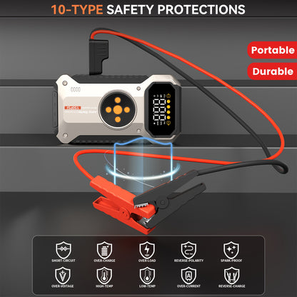 Power bank, 12000mAh per auto e moto – vista dettagliata 5