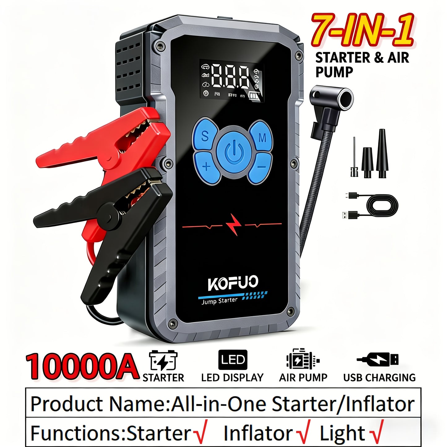 Power bank, 12V per auto e moto – vista dettagliata 5