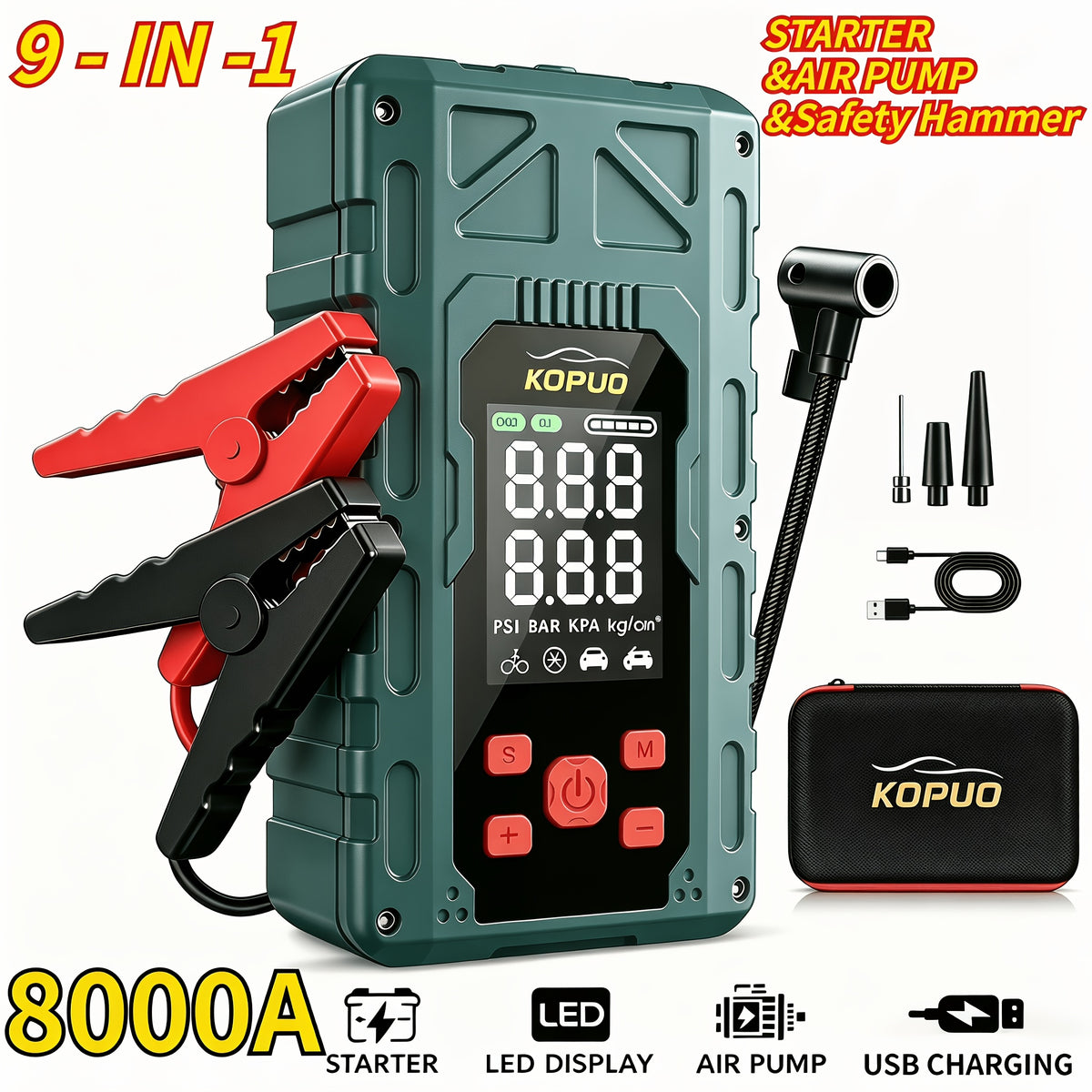 Power bank, 12V per bicicletta e auto – vista principale