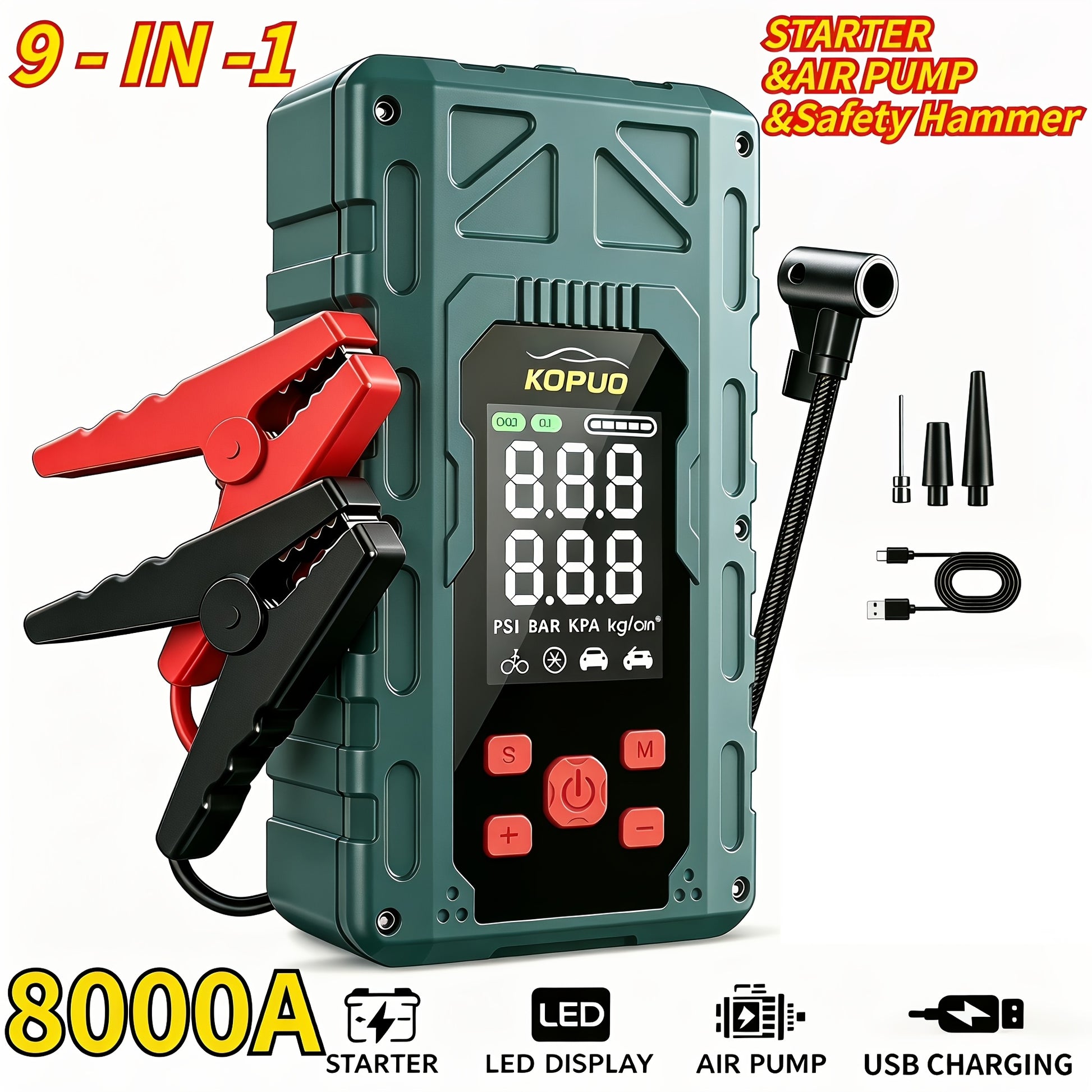 Power bank, 12V per bicicletta e auto – vista dettagliata 3
