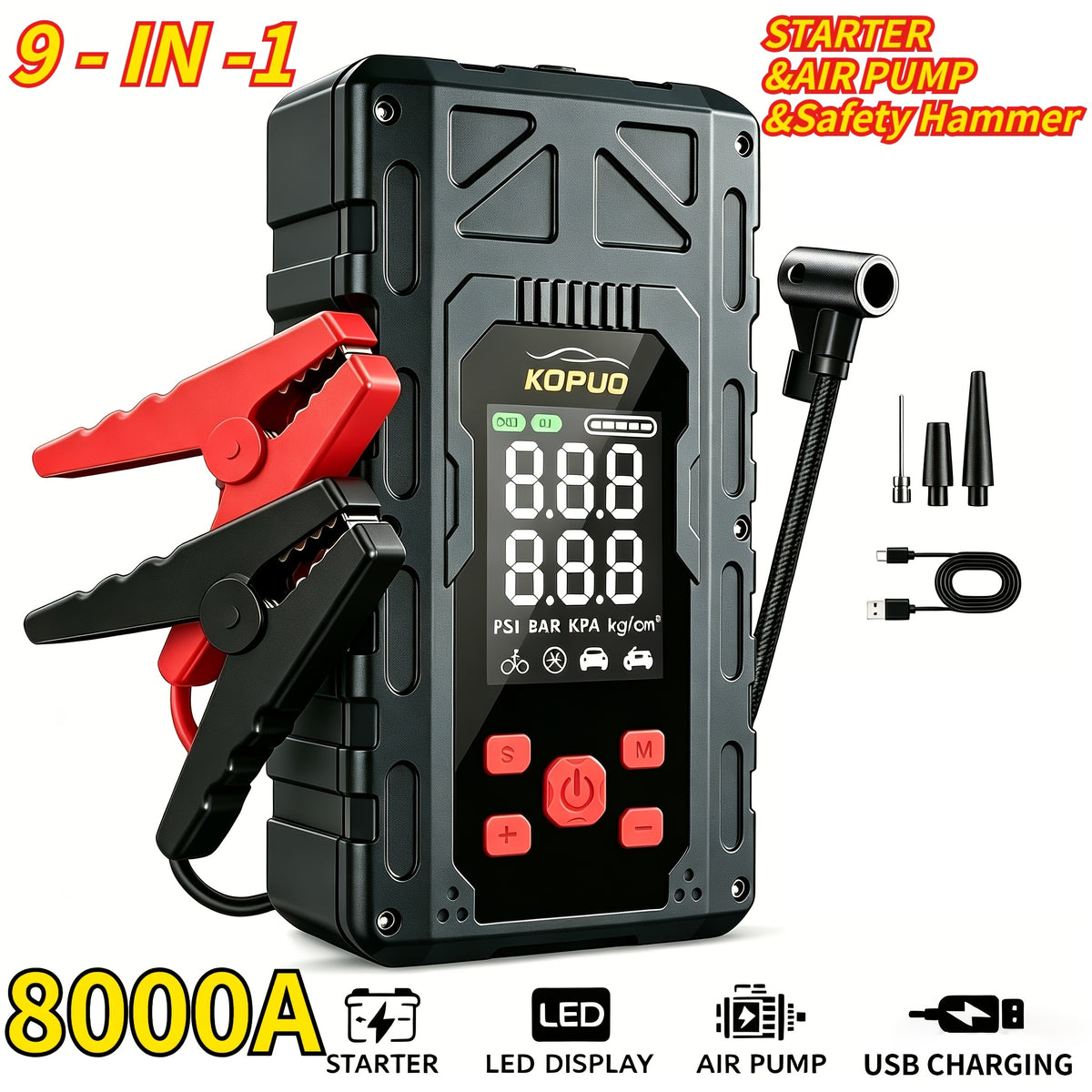 Power bank, 12V per bicicletta e auto – vista dettagliata 5
