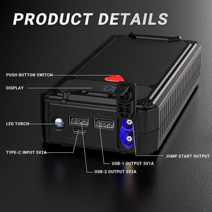 Power bank, 12V per veicolo – vista dettagliata 3