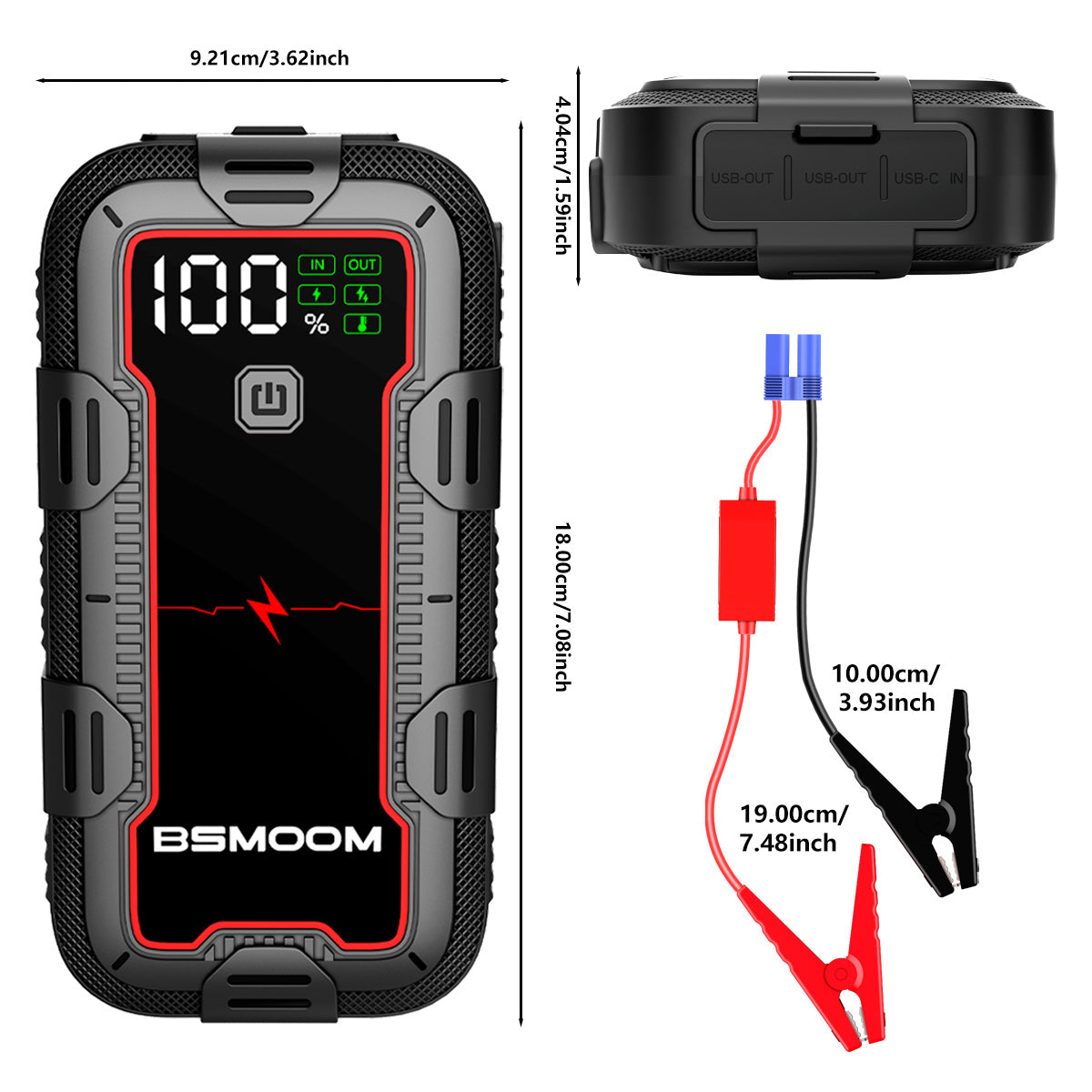 Power bank, 26800mAh per viaggio e veicolo – vista dettagliata 15