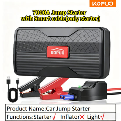 Power bank, Avviamento 7000A per auto – vista dettagliata 8