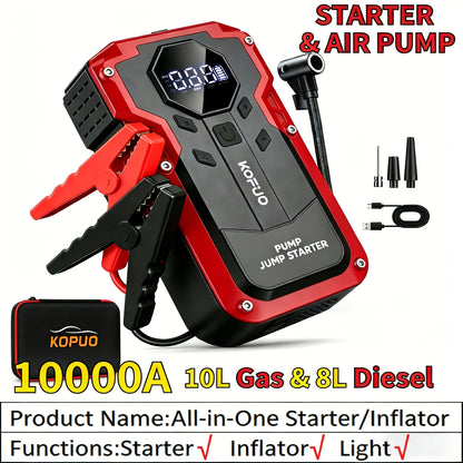 Power bank, Avviamento 7000A per auto – vista dettagliata 9