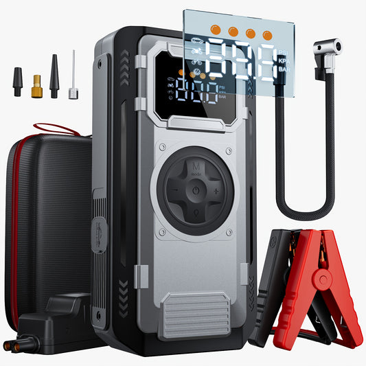 Power bank, gonfiapneumatici da 150PSI per auto – vista principale