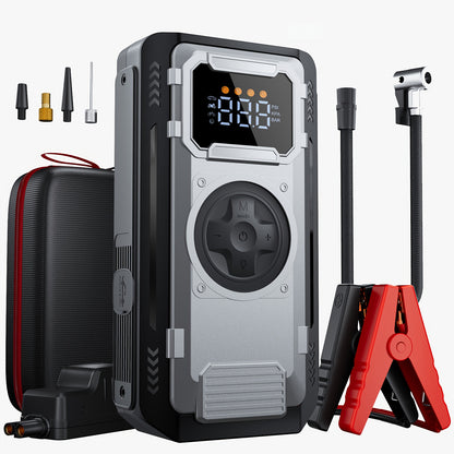 Power bank, gonfiapneumatici da 150PSI per auto – vista dettagliata 2