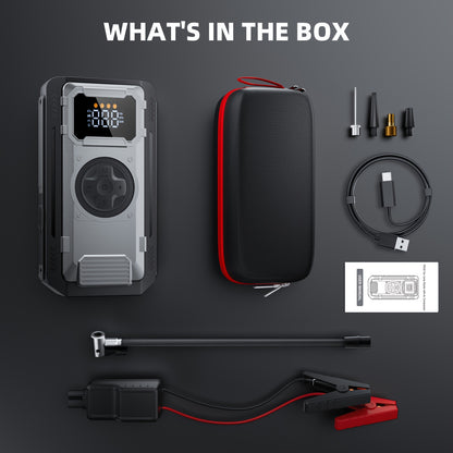 Power bank, gonfiapneumatici da 150PSI per auto – vista dettagliata 5