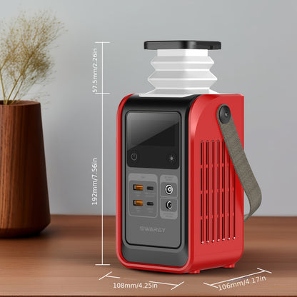 Power station portatile, 140 W per campeggio e viaggio – vista dettagliata 2