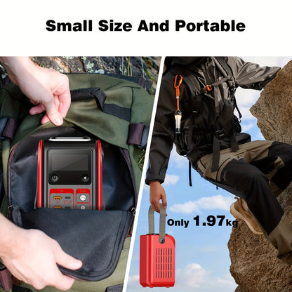 Power station portatile, 140 W per campeggio e viaggio – vista dettagliata 4