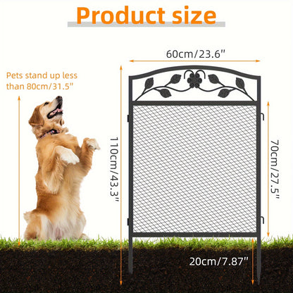 Recinto decorativo a, metallo per giardino e terrazza – vista dettagliata 3