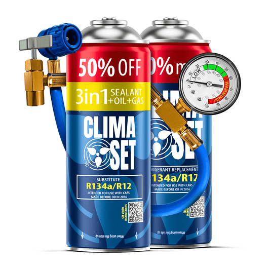 Refrigerante R134a, Per Auto Prodotte tra il 1994-2016 per officina e fai da te – vista principale
