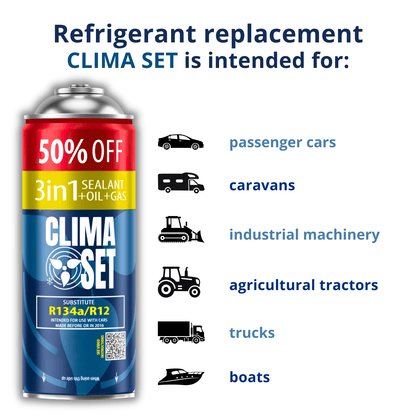 Refrigerante R134a, Per Auto Prodotte tra il 1994-2016 per officina e fai da te – vista dettagliata 11