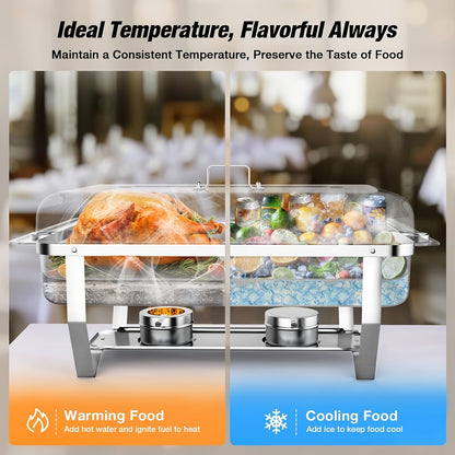 Scaldavivande da buffet, acciaio inox per cucina e zona pranzo – vista dettagliata 6