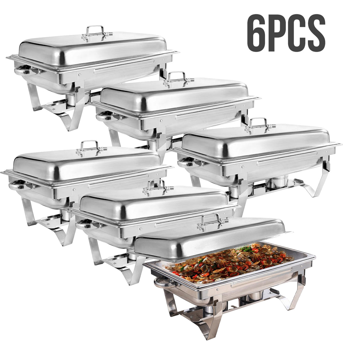 Scaldavivande da buffet, acciaio inox per cucina e zona pranzo – vista dettagliata 11