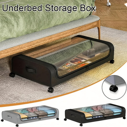 Scatola di Archiviazione Sotto Letto, pieghevole per camera da letto e letto – vista principale