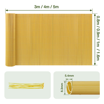 Schermo frangivista, 100 cm × 300 cm per balcone e terrazza – vista dettagliata 7