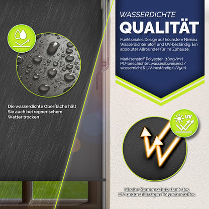 Schermo frangivista, Antracite per balcone e giardino – vista dettagliata 49