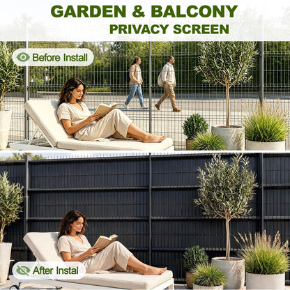 Schermo frangivista, Verde per balcone – vista dettagliata 14