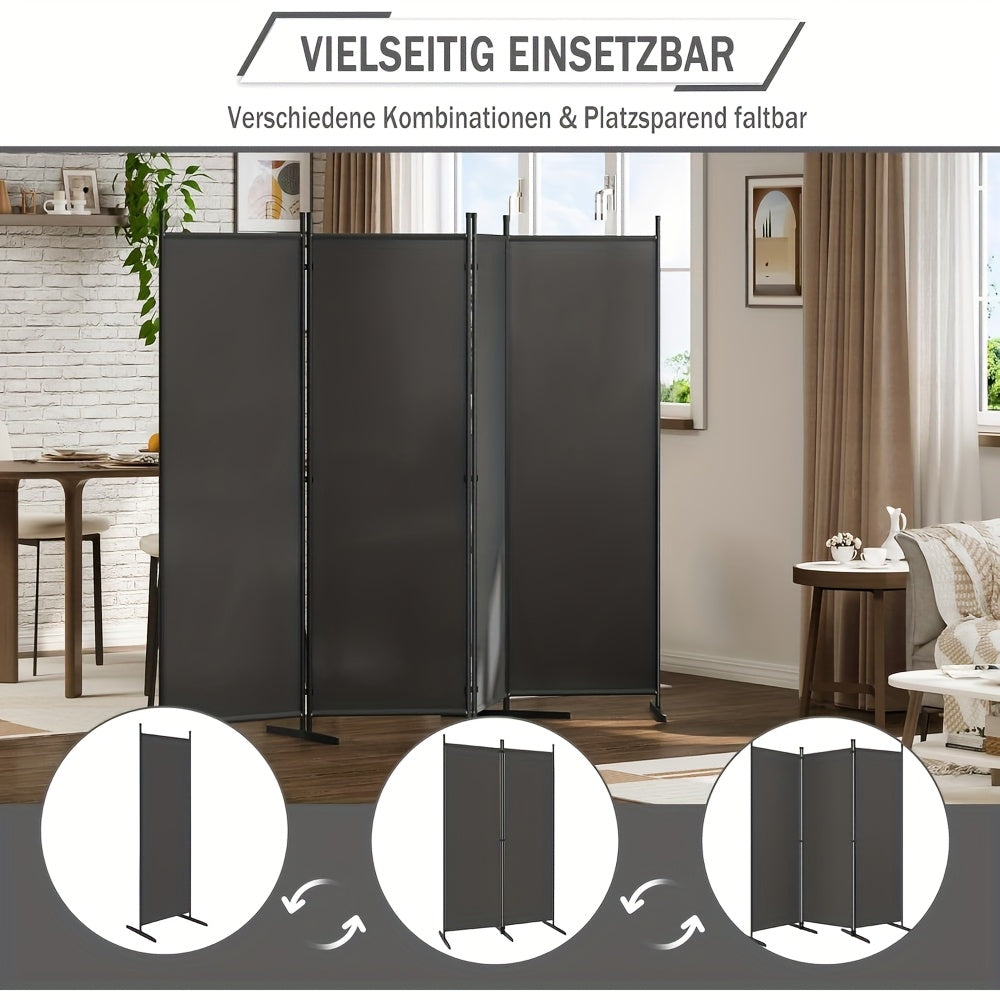 Schermo pieghevole indipendente, 1 pz per giardino e terrazza – vista dettagliata 6